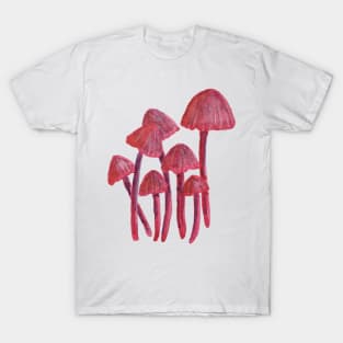 Pink mushrooms T-Shirt